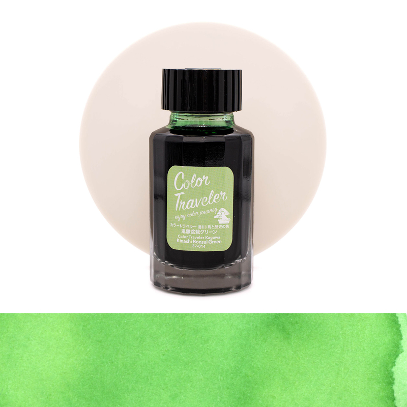 Color Traveler Color Traveler Kinashi Bonsai Green Ink Bottle 30 ml