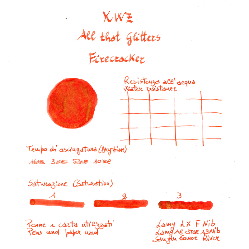 KWZ Ink KWZ All That Glitters Firecracker Ink Bottle 30 ml