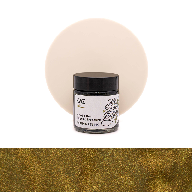 KWZ Ink KWZ All That Glitters Jurassic Treasure Ink Bottle 30 ml