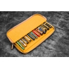 Galen Leather Galen Leather Magnum Opus 12 Slots Pen Case Crazy Horse Honey Ochre