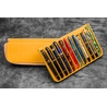 Galen Leather Galen Leather Magnum Opus 12 Slots Pen Case Crazy Horse Honey Ochre