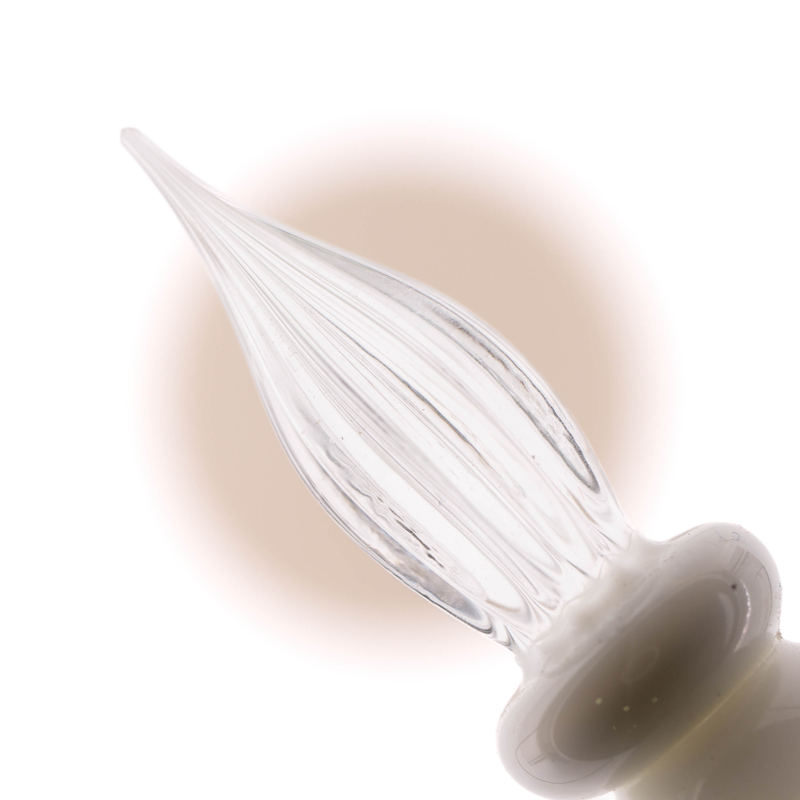 Guitar Guitar Glass Dip Pen Ribbon White
