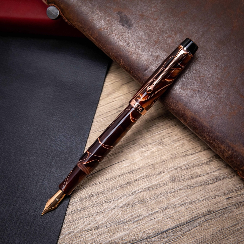 Opus 88 Opus 88 Harmony Fountain Pen Brown