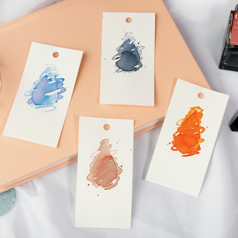 Wearingeul Wearingeul Carte per Prove di Inchiostro con Anello Ink Drop