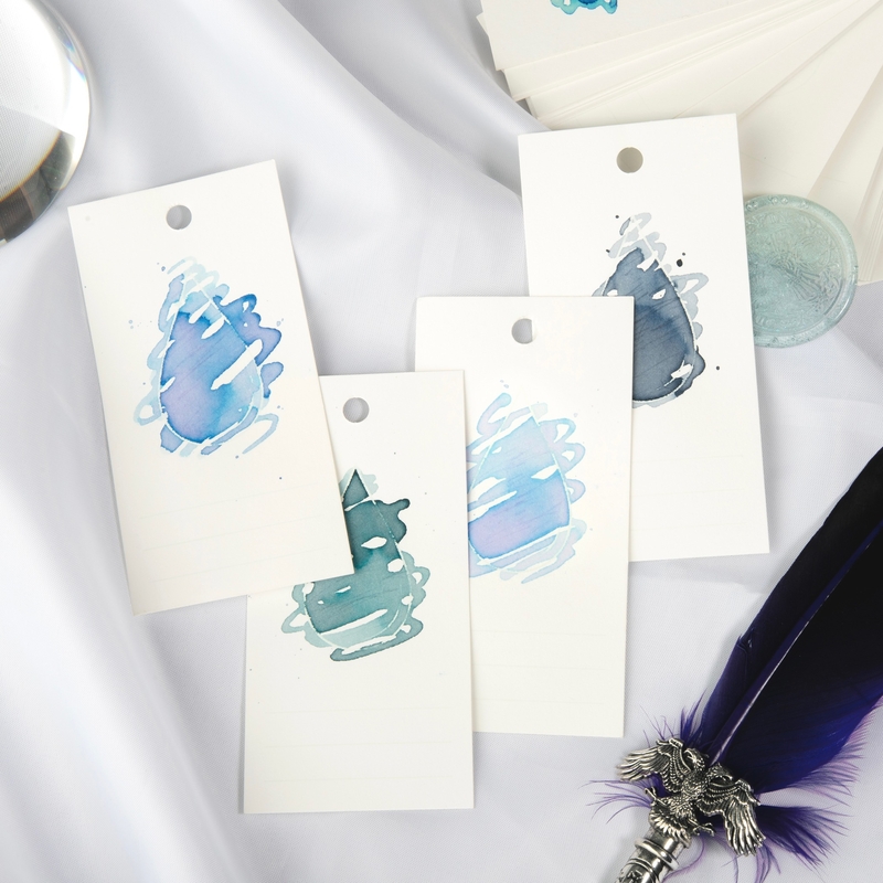 Wearingeul Wearingeul Carte per Prove di Inchiostro con Anello Ink Drop
