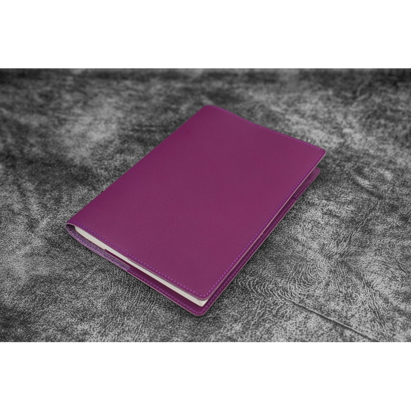 Galen Leather Galen Leather Cover A5 in Pelle Viola