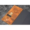 Galen Leather Galen Leather Slim Notebook Cover B5 Crazy Horse Brown