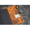 Galen Leather Galen Leather Slim Notebook Cover B5 Crazy Horse Brown