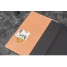 Galen Leather Galen Leather Slim Notebook Cover B5 Undyed Leather