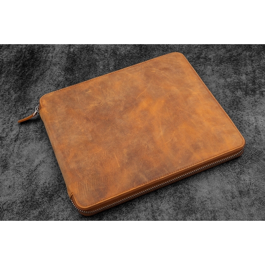 Galen Leather Collector Pen Case for 60 Kaweco Pens Crazy Horse Brown