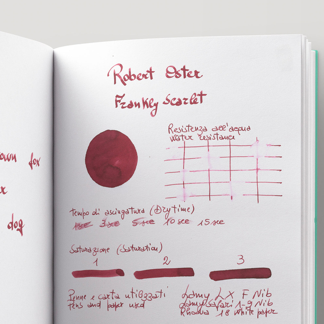Robert Oster Frankly Scarlet Ink Bottle 50 ml