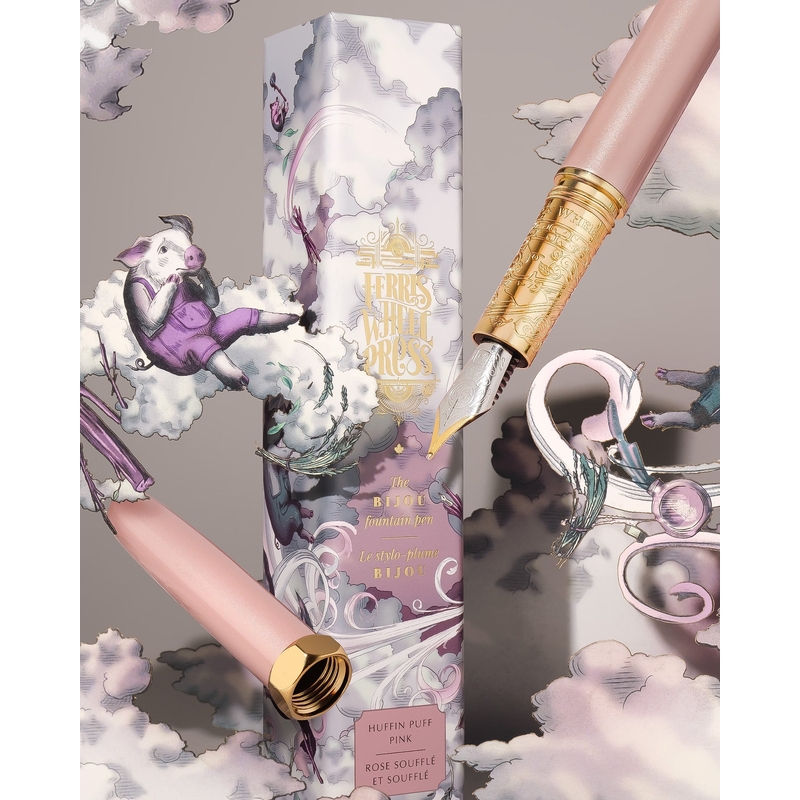 Ferris Wheel Press Ferris Wheel Press The Bijou Fountain Pen Huffin Puff Pink