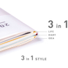 Kokuyo Kokuyo Jibun Techo First Kit Agenda 2025 A5 Slim Grigia