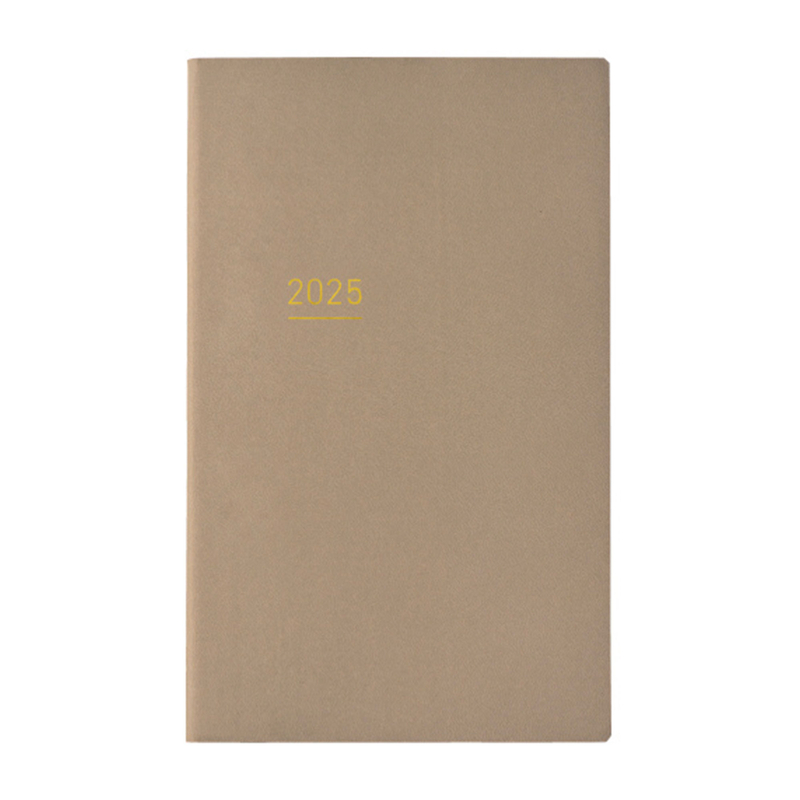Kokuyo Kokuyo Jibun Techo Lite 2025 A5 Slim Beige