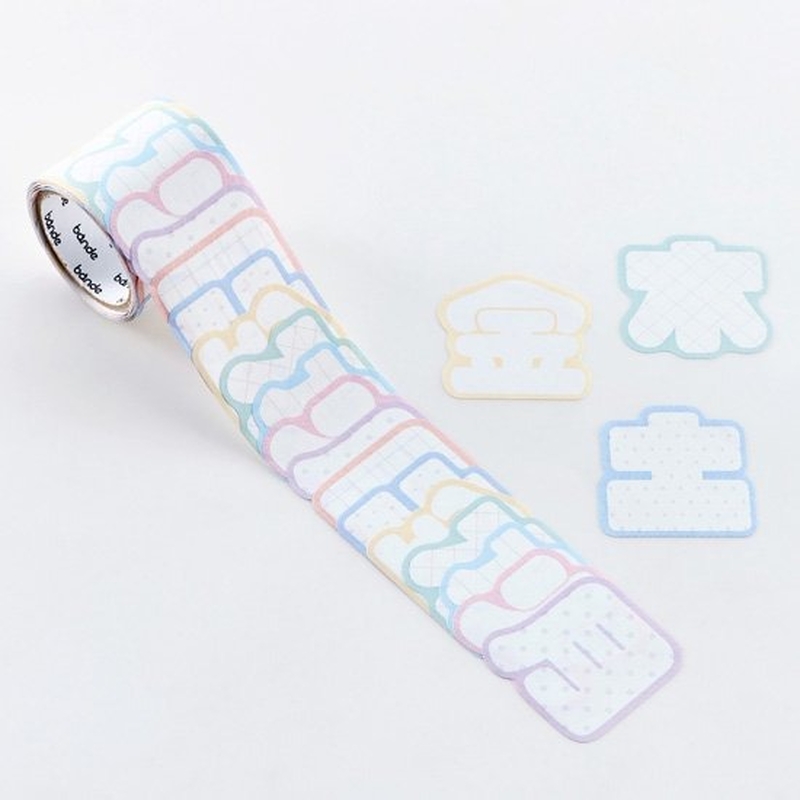 Bande Bande Washi Tape Writeable Roll Sticker Week days