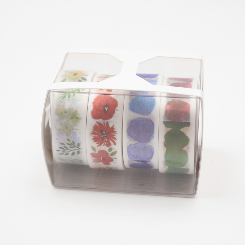 MT Masking Tape MT Set of 4 Washi Tape 100° anniversary Bluebellgray
