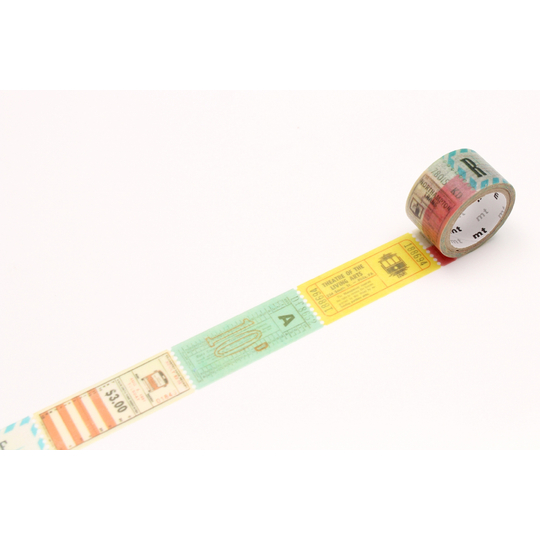 MT Fab Washi  Perforated Tape Ticket