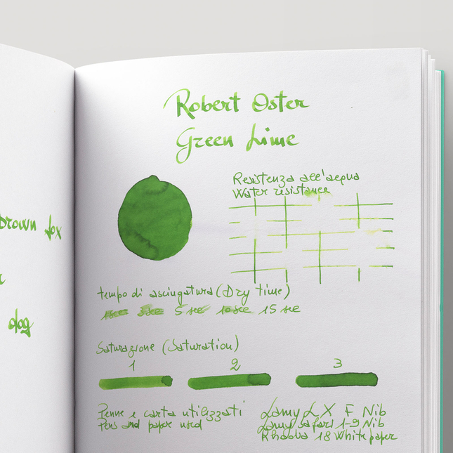 Robert Oster Green Lime Inchiostro 50 ml