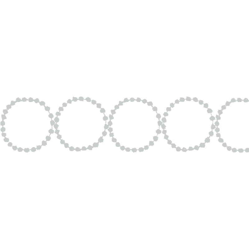 MT Masking Tape MT x Mina Perhonen Washi Tape Tambourine Grande Silver