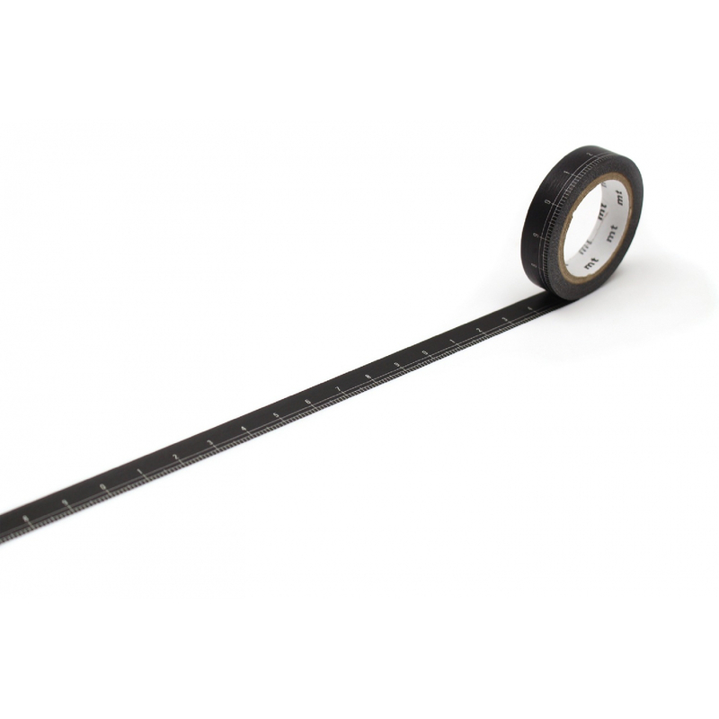 MT Masking Tape MT Ex Washi Tape Black Ruler