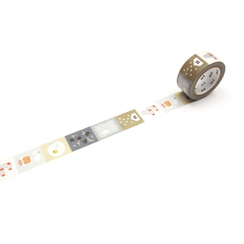 MT Masking Tape MT Ex Washi Tape Autumn & Winter Motif