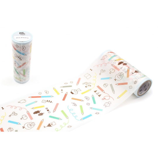 MT Pocket Washi Tape x Mizutama Colored Pencils