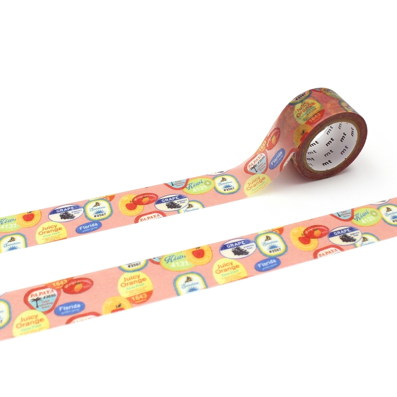 MT Masking Tape MT Trehari Washi Tape Retro Fruit Label