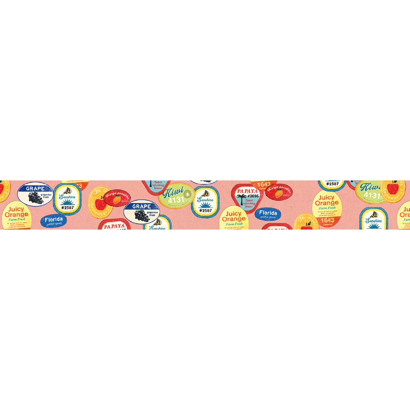 MT Masking Tape MT Trehari Washi Tape Retro Fruit Label
