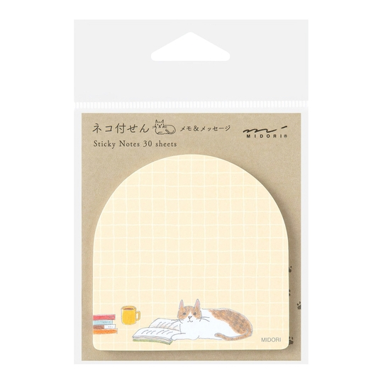 Midori Sticky Notes Book and Cat