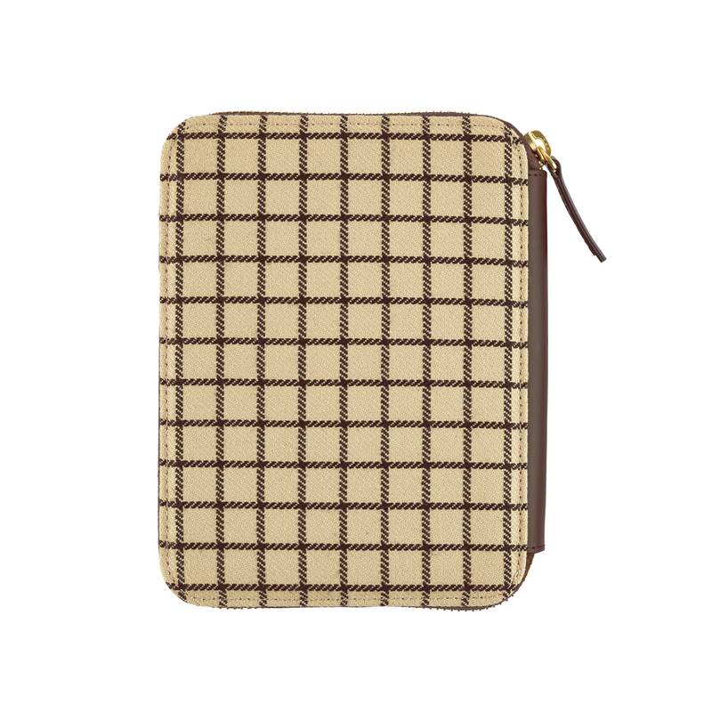 Hobonichi Hobonichi Taut Zipped (Café au Lait Plaid) A6 [Cover Only]