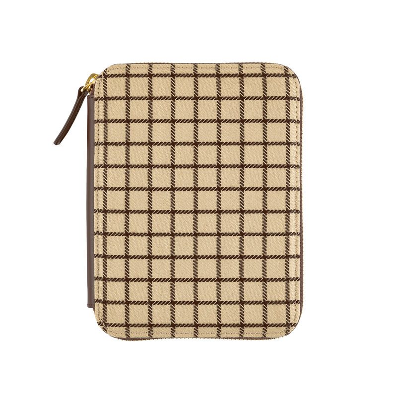 Hobonichi Hobonichi Taut Zipped (Café au Lait Plaid) A6 [Cover Only]