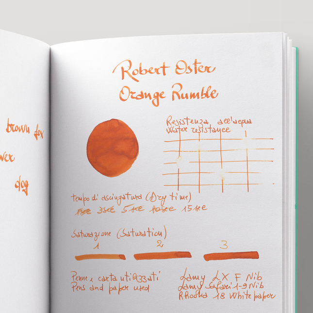 Robert Oster Orange Rumble Inchiostro 50 ml