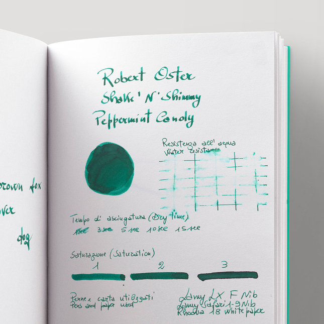 Robert Oster Shake 'N' Shimmy Peppermint Candy Inchiostro 50 ml