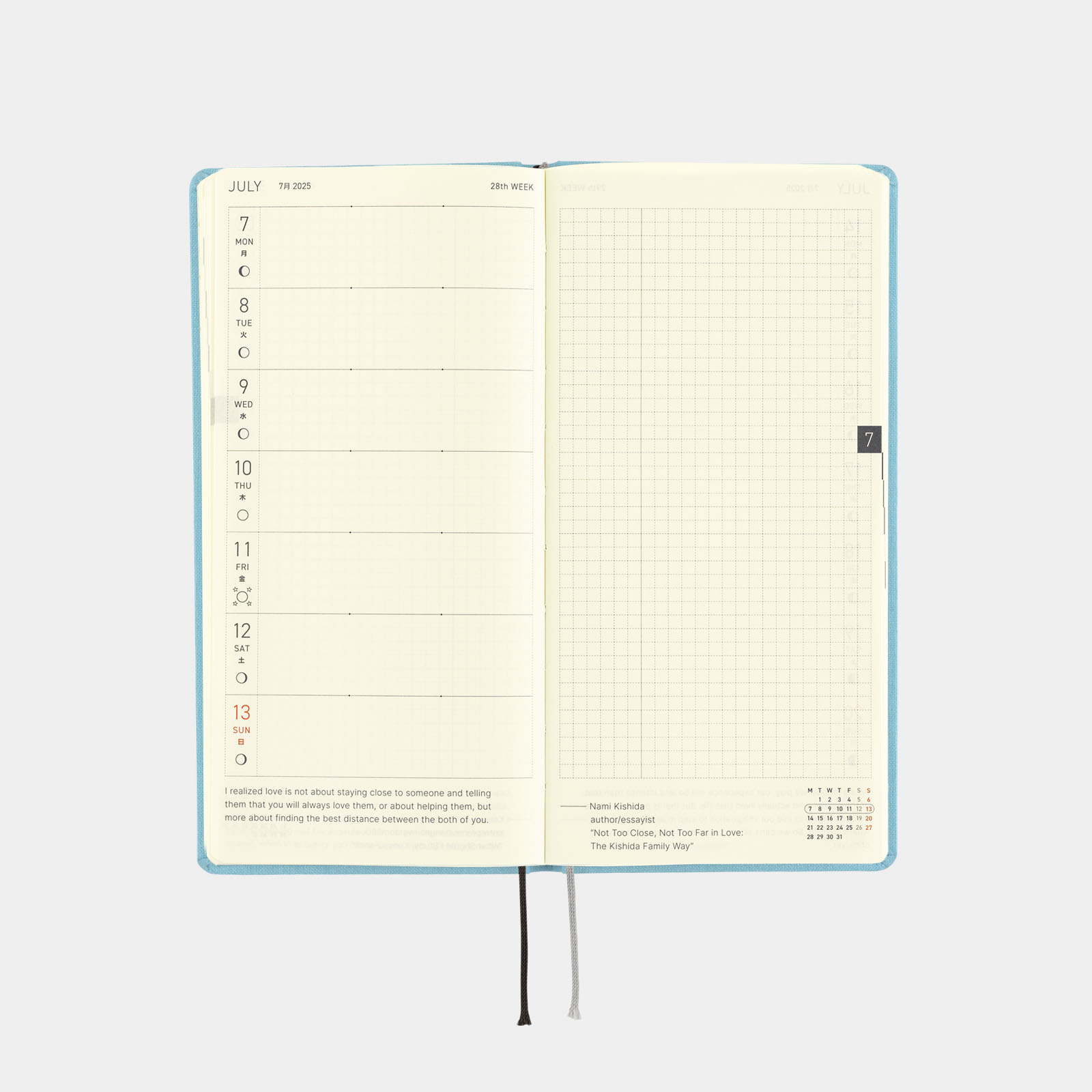Hobonichi Techo Weeks 2025 Colors Lemon Water