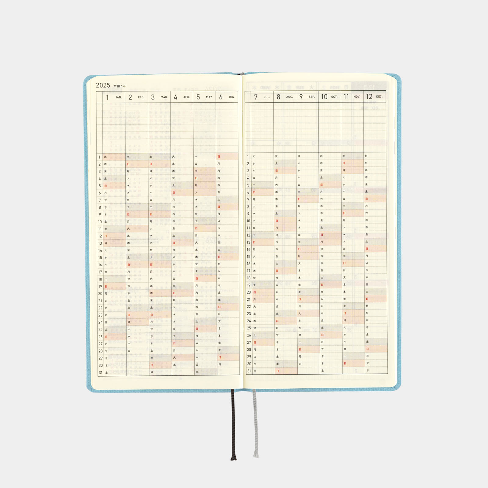 Hobonichi Techo Weeks 2025 Colors Lemon Water