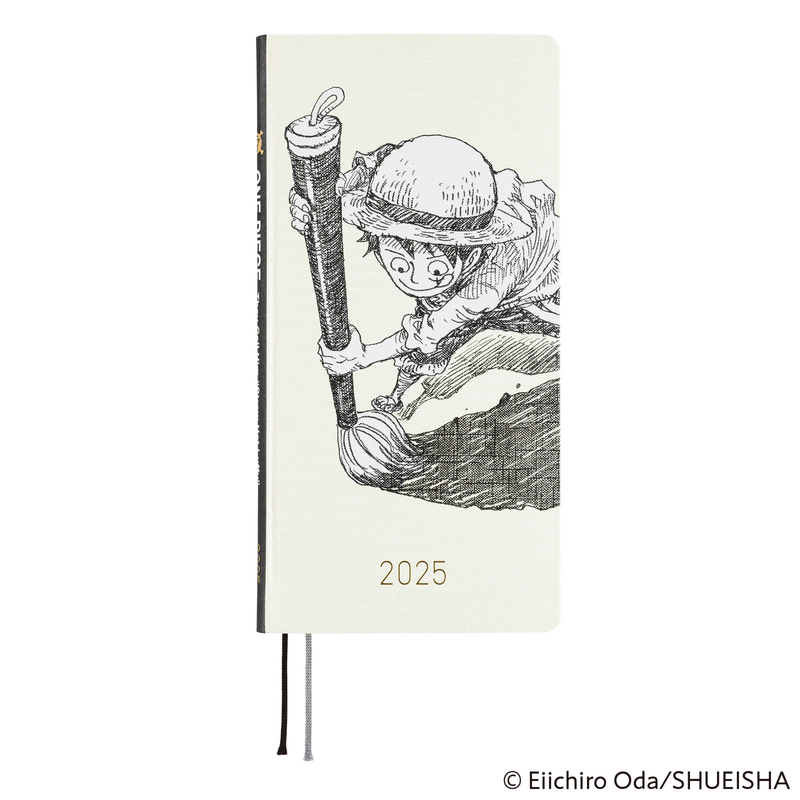 Hobonichi Hobonichi Techo Weeks ONE PIECE magazine: Straw Hat Luffy (Ivory) Agenda 2025 Settimanale Spring Hobonichi Hobonichi Techo Weeks ONE PIECE magazine: Straw Hat Luffy (Ivory) Agenda 2025 Settimanale Spring