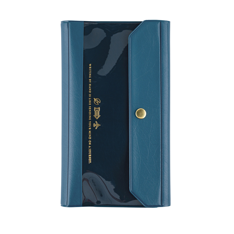 Hobonichi Hobonichi Techo Weeks Alettone (Navy) Cover per Agenda Settimanale Hobonichi Hobonichi Techo Weeks Alettone (Navy) Cover per Agenda Settimanale