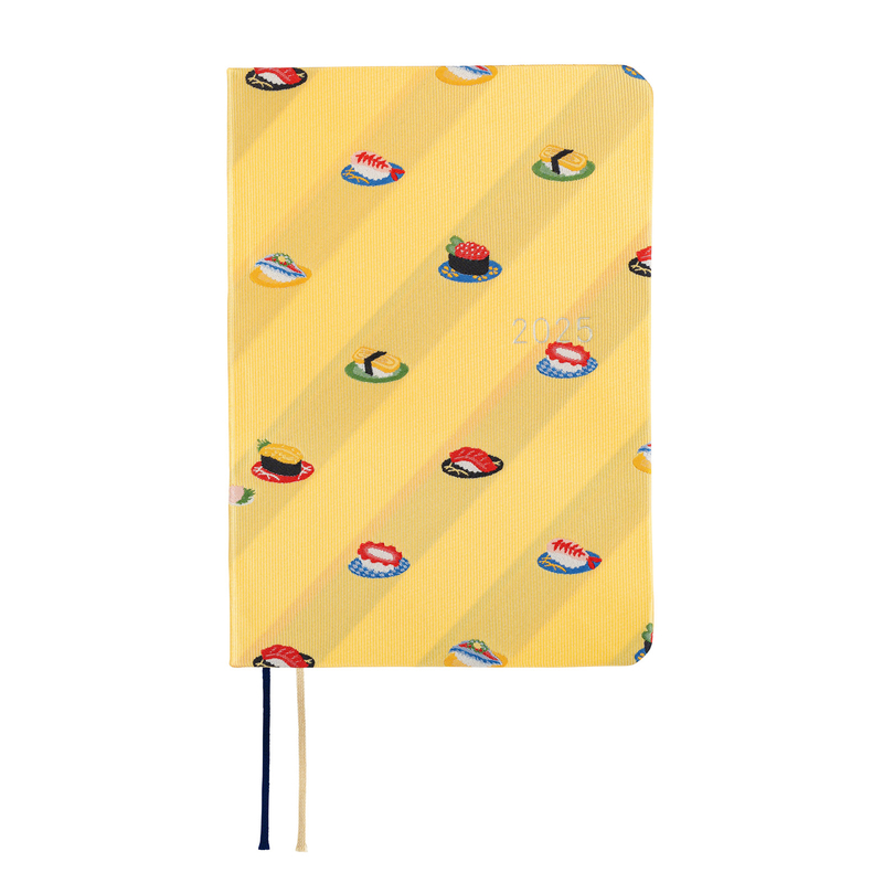 Hobonichi Hobonichi Hon A6 2025 Bow & Tie: Sushi