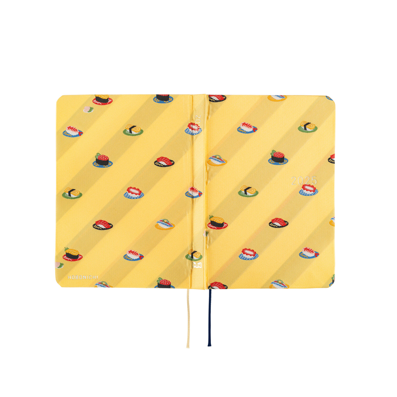 Hobonichi Hobonichi Hon A6 2025 Bow & Tie: Sushi