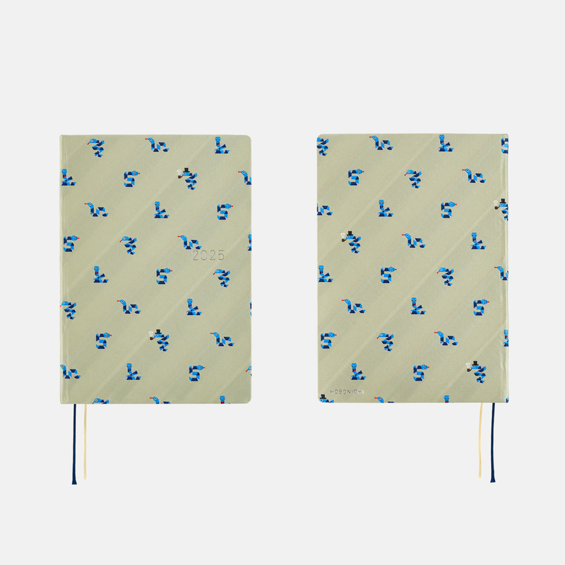Hobonichi Hobonichi Hon A6 2025 Bow & Tie: Snake Toy