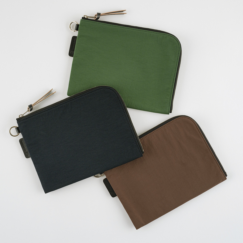 Hobonichi Hobonichi Tragen Flat Pouch for A6 Green