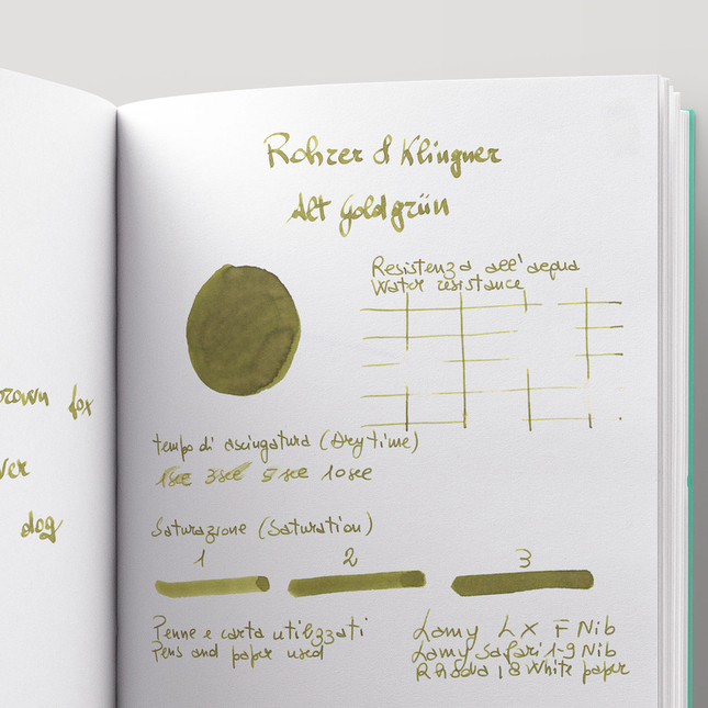 Rohrer & Klingner Alt-Goldgrun Inchiostro 50 ml