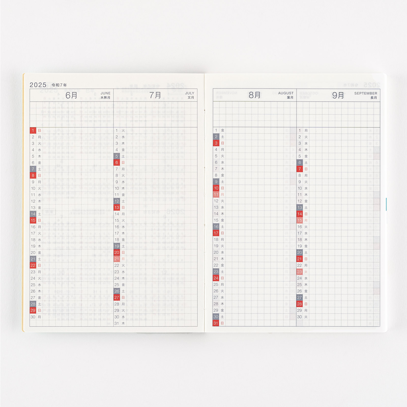 Hobonichi Techo Original Avec Books A6 2025
