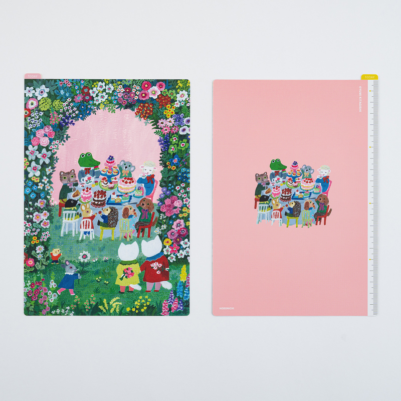 Hobonichi Hobonichi Pencil Board for Cousin A5 Yumi Kitagishi: In the Garden