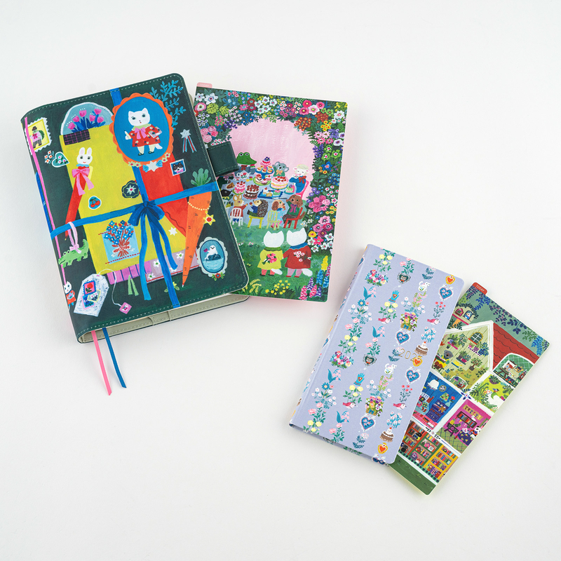 Hobonichi Hobonichi Pencil Board for Cousin A5 Yumi Kitagishi: In the Garden