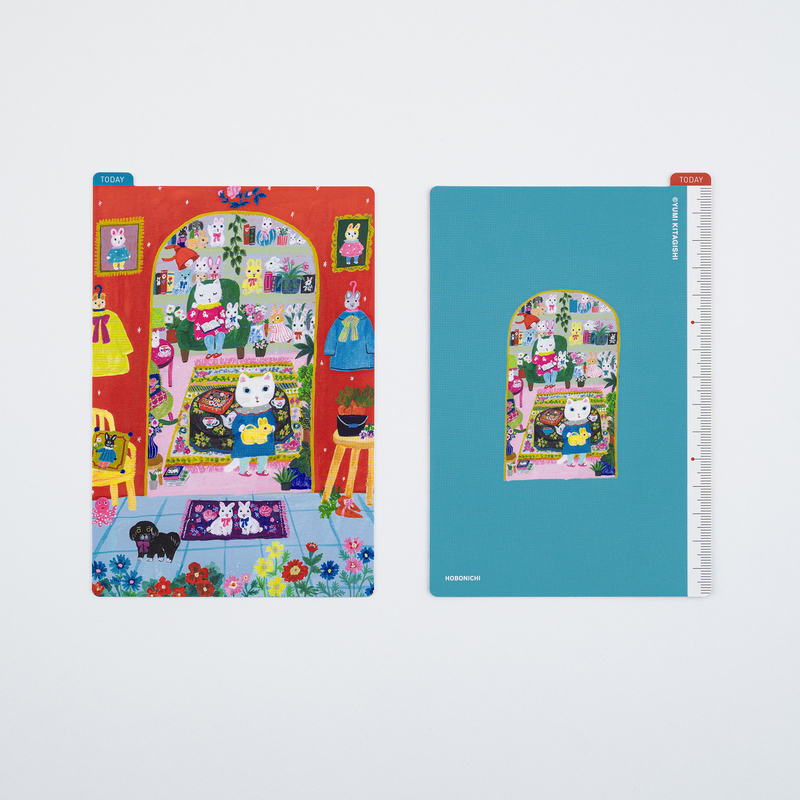 Hobonichi Hobonichi Pencil Board Yumi Kitagishi: In the Room Sottopagina per Original A6