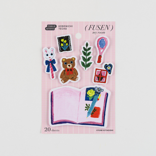 Hobonichi Sticky Note Tabs Yumi Kitagishi: My Room