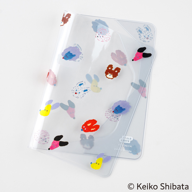 Hobonichi Hobonichi Cover on Cover Keiko Shibata: Dog Ears Fluttering in the Wind per Agende formato A6