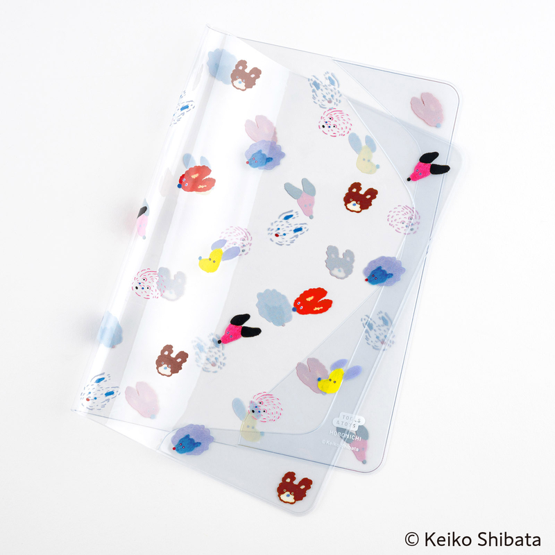 Hobonichi Hobonichi Cover on Cover Keiko Shibata: Dog Ears Fluttering in the Wind per Agende formato A5