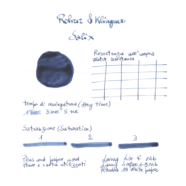 Rohrer & Klingner Salix Inchiostro 50 ml